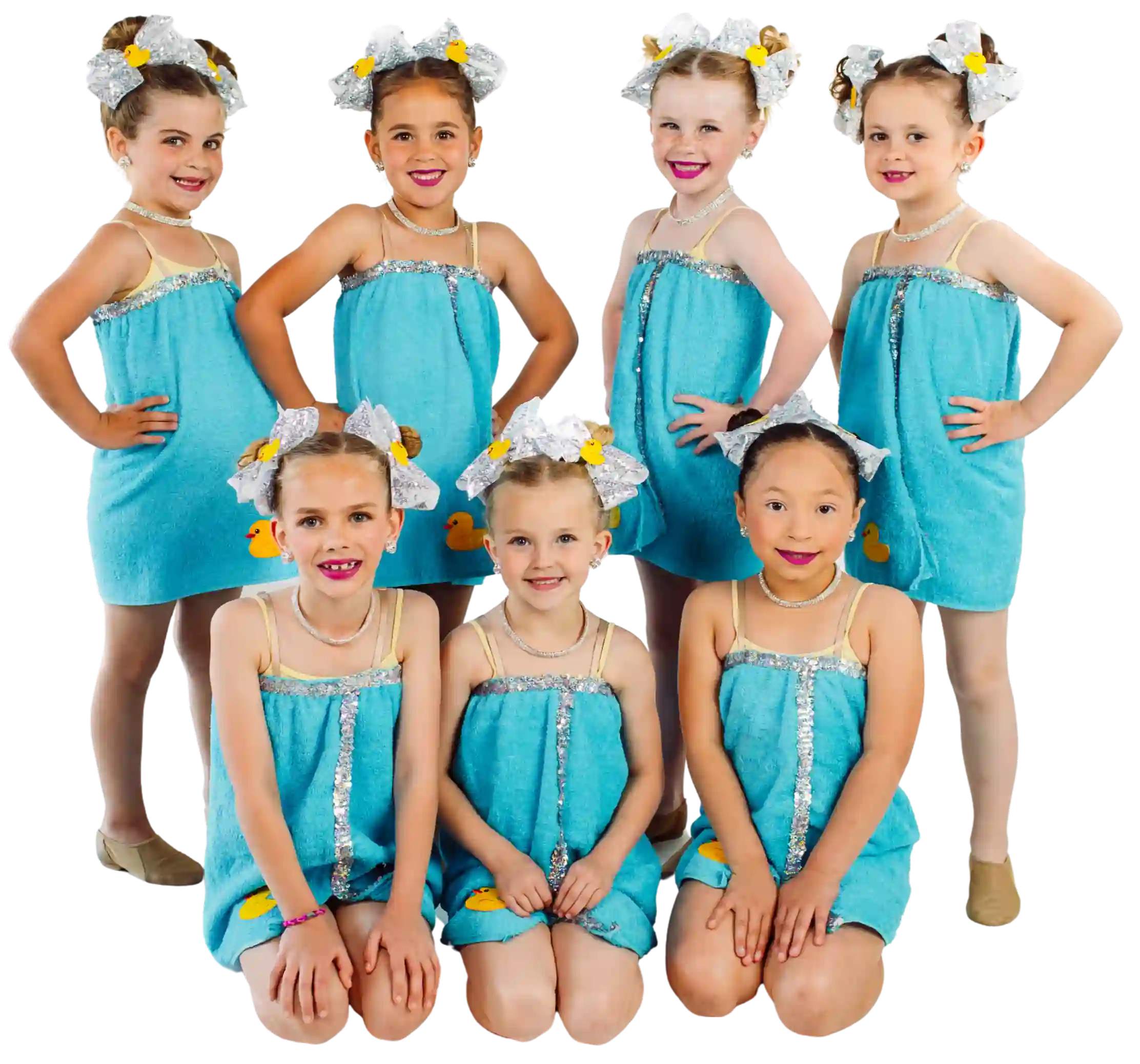Young-dance-team-blue-costumes-recital-group
